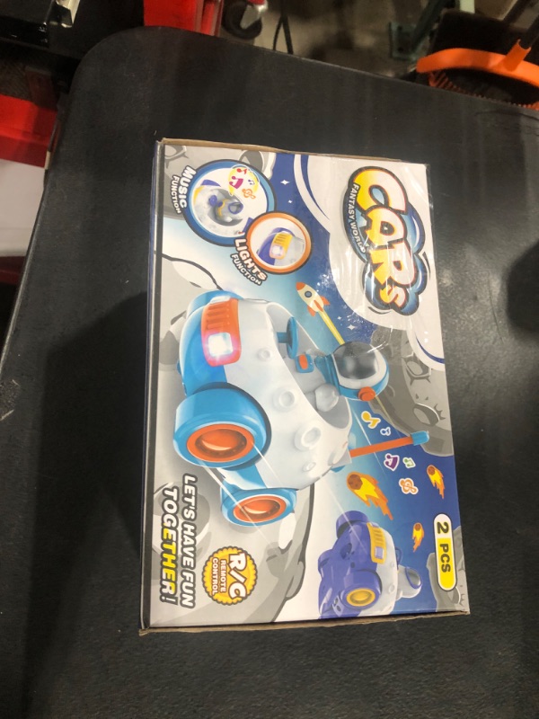 Photo 1 of Tecnock Toddler Remote Control Car, 2 Pack Cartoon RC Cars - Astronauts, Toddler Toys, Car Toys for Kids Age 2 3 4 5 Years Old, Birthday Toys for 3+ Year Old Boys Girls