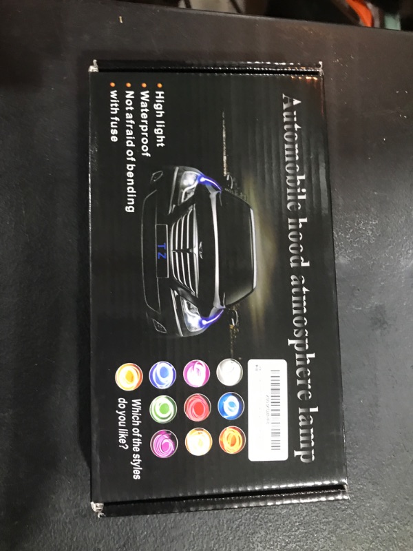 Photo 2 of Car Led Lights Exterior RGB Hood Light Strip Waterproof Multicolor Dynamic Scan Start Up Hoodbeam Kit DRL Daytime Running Lights for Cars,Truck,SUV,APP Control,12V 59inch Multicolor 60inches