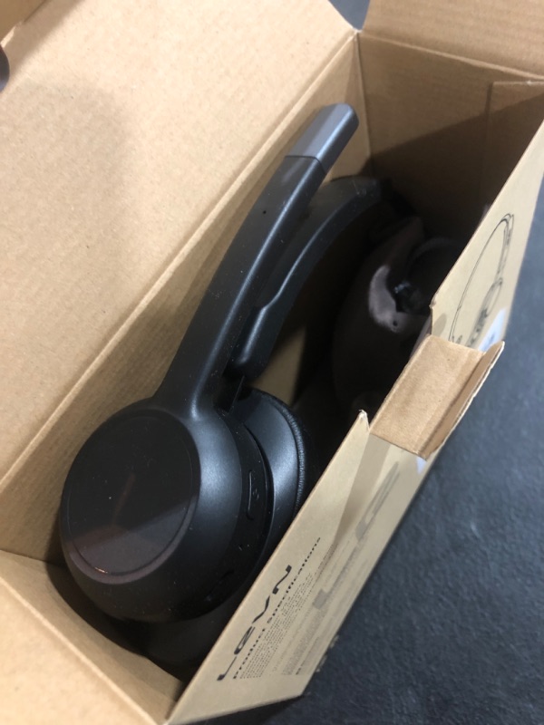 Photo 1 of LEVN Trucker Headset, Trucker Bluetooth Headset with Noise Cancelling Microphone & Mute Button, Bluetooth Headset 5.2 Multipoint for Work from Home/Cell Phone/Computer/Zoom/Teams/Truck Driver LE-HS015