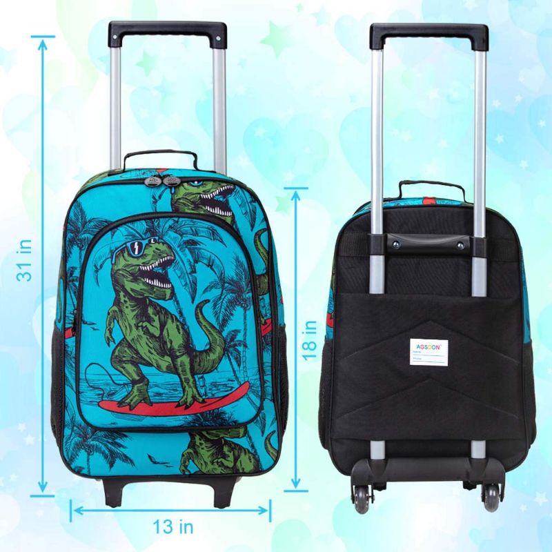 Photo 1 of AGSDON Kids Suitcase for Boys, Cute Dinosaur Rolling Luggage Wheels for Children Toddler
