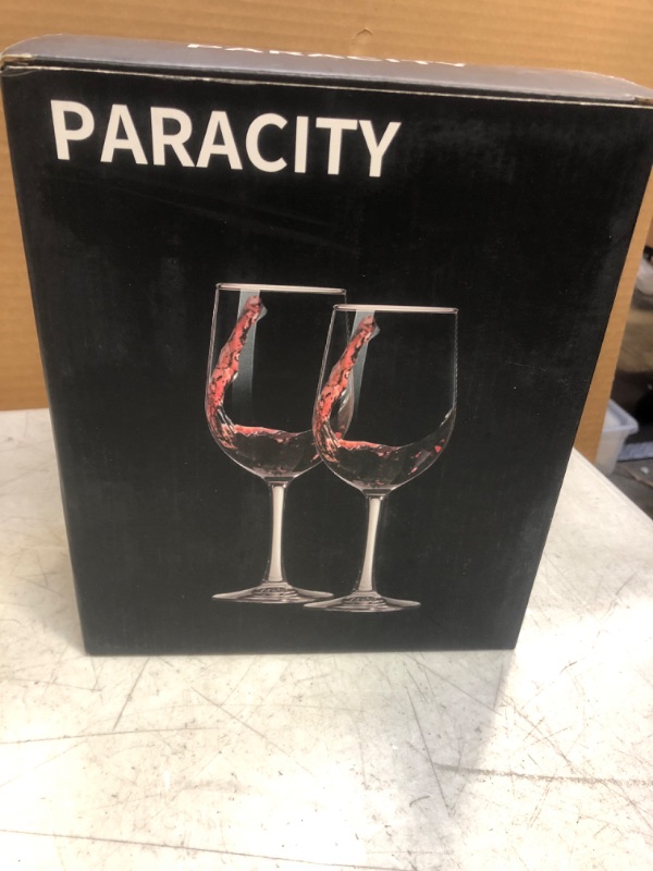 Photo 1 of 2Crystal Red Wine Glasses