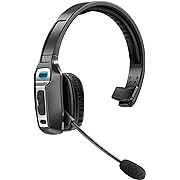 Photo 1 of Sarevile Trucker Bluetooth Headset, V5.2 Wireless Headset with Upgraded Microphone AI Noise Canceling, On Ear Bluetooth Headphone with Mute for Driver