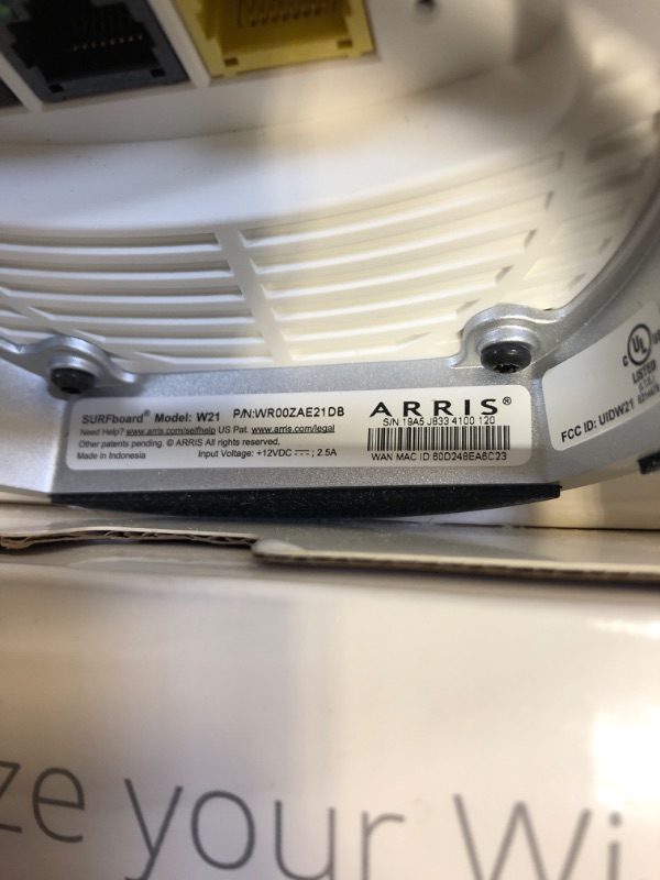 Photo 4 of ARRIS SURFboard mAX W121 Tri-Band Mesh Wi-Fi 6 System | AX6600 Wi-Fi Speeds up to 6.6 Gbps | Coverage up to 5,500 sq ft| 4.8 Gbps Backhaul | Two 1 Gbps Ports per Node | Alexa Support |2 Year Warranty Mesh System - mAX