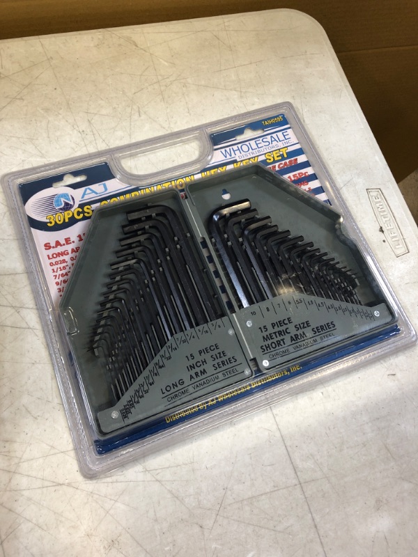 Photo 2 of 30 Pc Allen Wrench Set- SAE/ MM