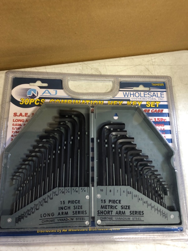 Photo 2 of 30 Pc Allen Wrench Set- SAE/ MM