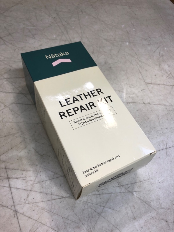 Photo 2 of Pure Repair Kit - Leather Color Restorer for Cracks Burns Furniture, Couch, Holes - Car Leather Seat Repair Kit for Cat Scratches - Leather Repair for All Types of Leather & Tackles Types of Damage