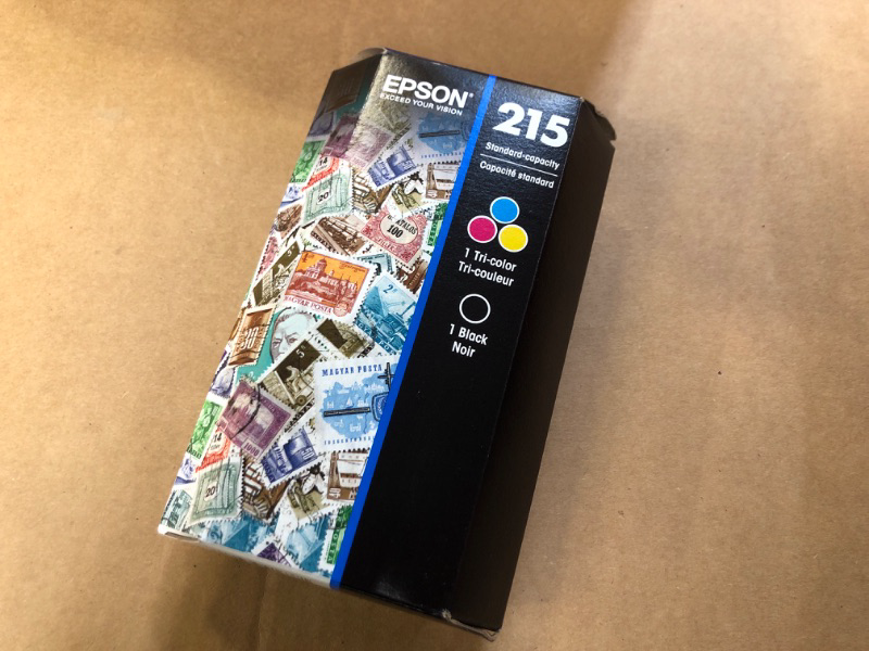 Photo 1 of Epson T215120-BCS Cartridge & T215 Standard-Capacity Black Ink Cartridge Ink + Black Ink