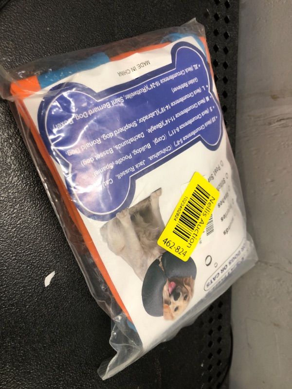 Photo 1 of WONDAY Dog Cone for After Surgery, Pet Inflatable Collar Comfy Soft Dog Cone, Adjustable Protective Recovery Dog Collar for Wound Healing and Prevent from Biting & Scratching M(neck:11"-14") orange