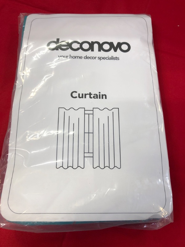 Photo 3 of 
Deconovo Teal Blackout Curtains for Bedroom and Living Room, 84 Inch Long - Light Blocking Window Drapes with Floral Pattern (42 x 45 Inch, Turquoise, 2 Panels)