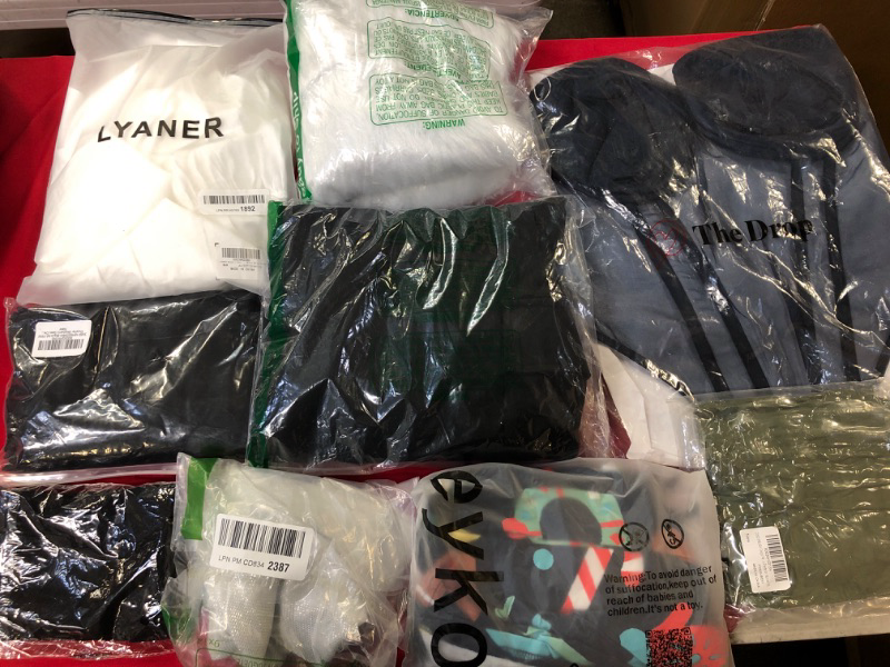 Photo 1 of BAG LOT OF MISC ITEMS/ CLOTHES (SIZES VARIES)