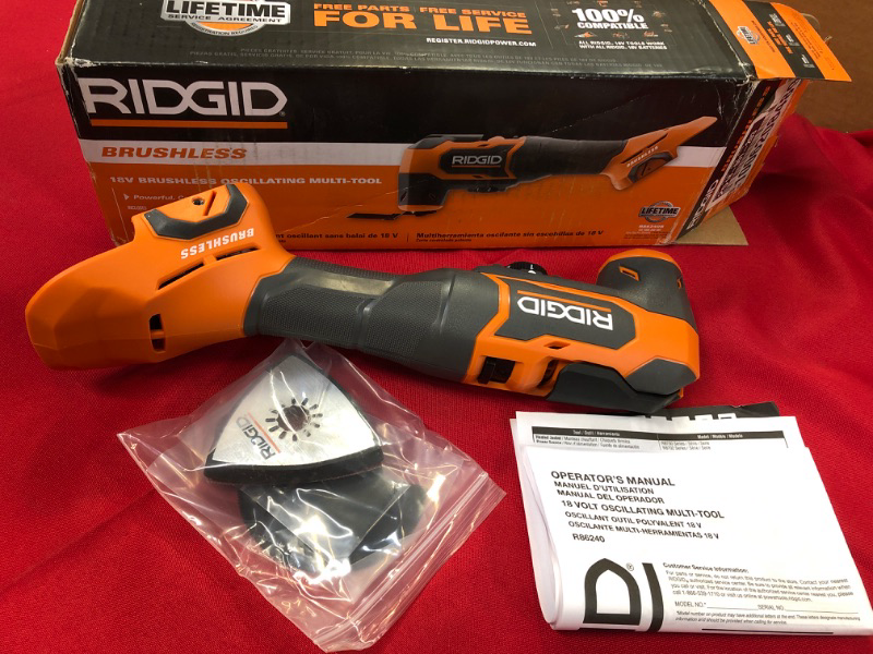 Photo 2 of 18V Brushless Cordless Oscillating Multi-Tool (Tool Only) Battery not Included