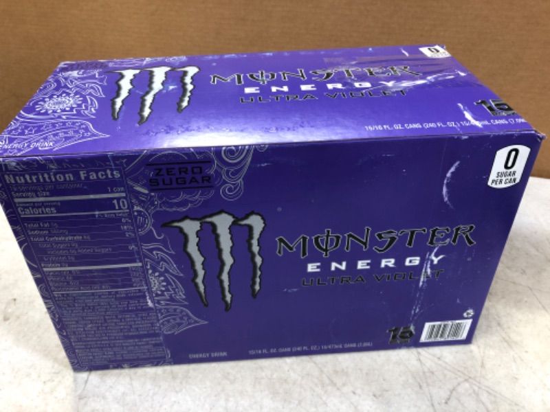 Photo 2 of Monster Energy Ultra Violet, Sugar Free Energy Drink, 16 Ounce 