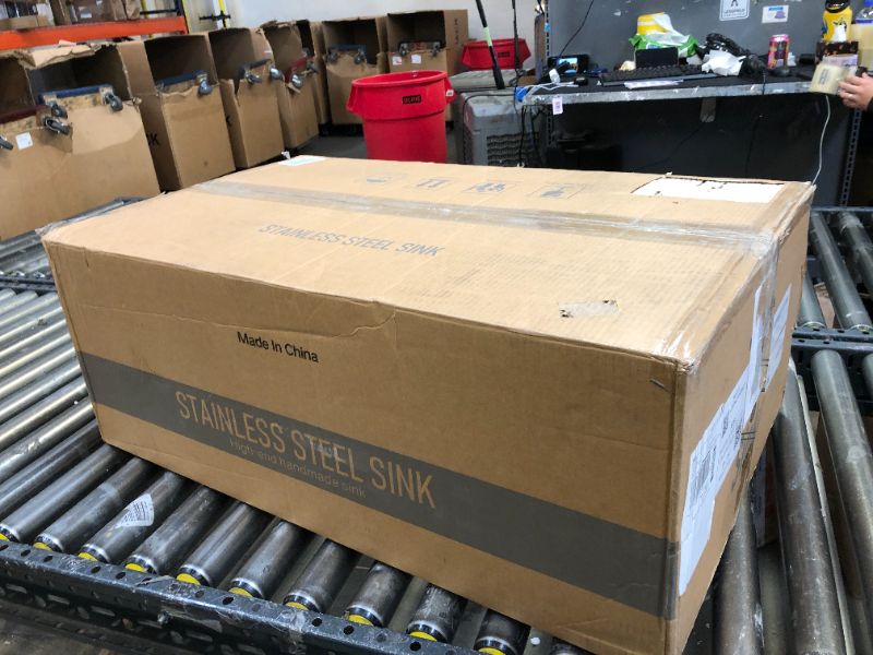 Photo 1 of Gaomasck Workstation Sink,32 Inch Kitchen Sink,Undermount Single Bowl Stainless Steel Sink,Nano 16 Gauge Kitchen Sinks,Multifunctional Kitchen Sinks Set,10 inch Depth 32" x 19" x 10" Workstation Sink