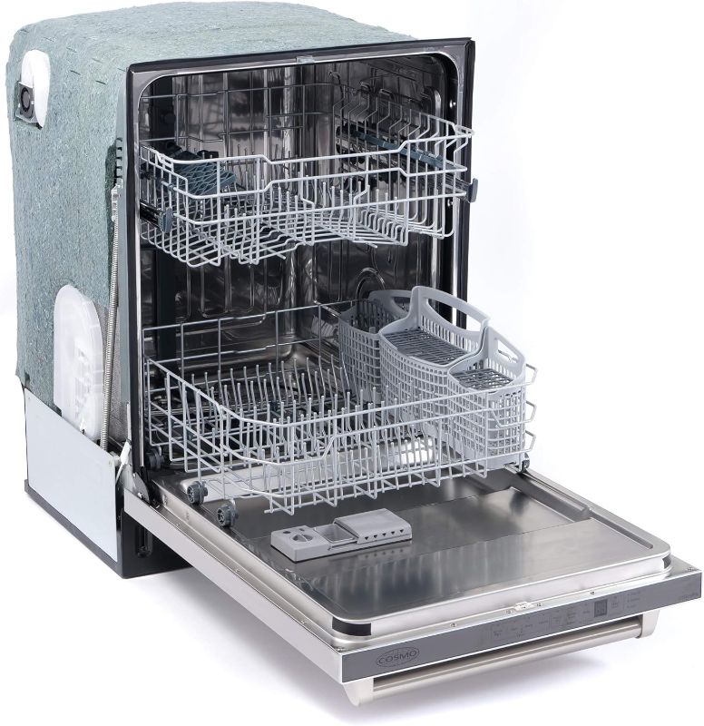 Photo 2 of Cosmo 24 in. Top Control Built-In Tall Tub Dishwasher in Fingerprint Resistant Stainless Steel