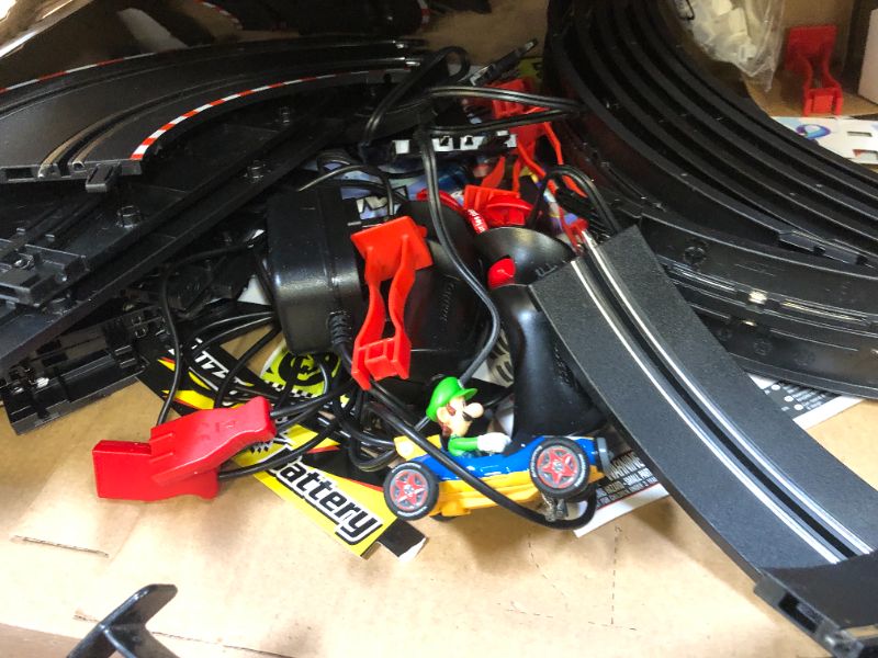 Photo 1 of Carrera GO!!! 62492 Mario Kart Mach 8 Electric Slot Car Racing Track Set 1:43 Scale feat. Mario and Luigi