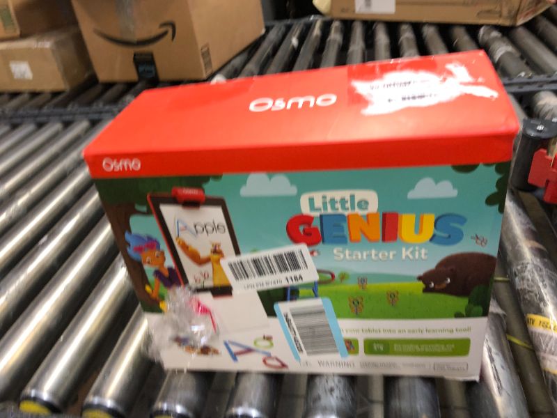 Photo 1 of Osmo-Little Genius Starter Kit for Fire Tablet-4 Educational Learning Games-Preschool Ages 3-5-Phonics,Problem Solving & Creativity-STEM Toy Gifts,Kids(Osmo Fire Tablet Base Included) Fire 4 Games
