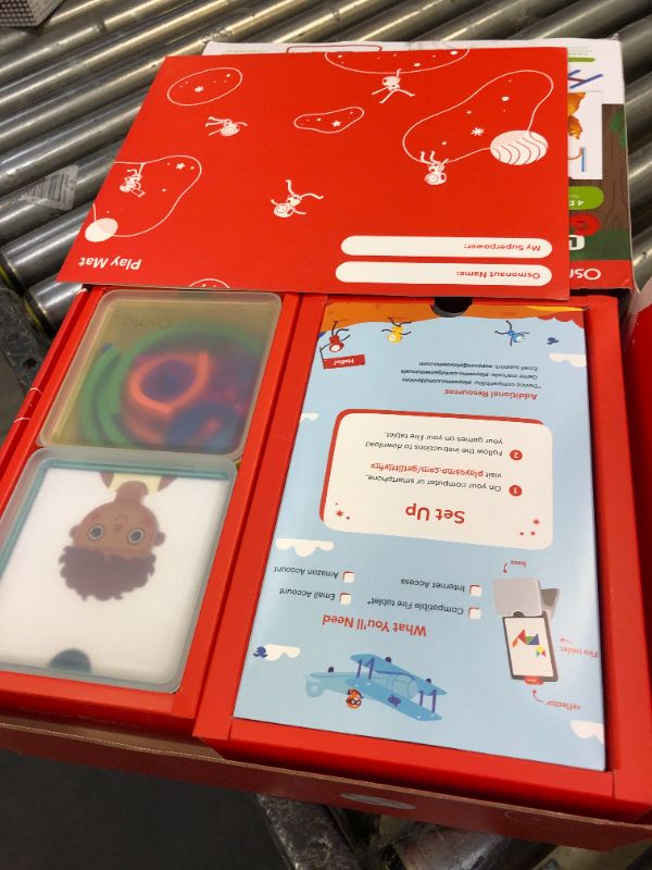 Photo 1 of Osmo-Little Genius Starter Kit for Fire Tablet-4 Educational Learning Games-Preschool Ages 3-5-Phonics,Problem Solving & Creativity-STEM Toy Gifts,Kids(Osmo Fire Tablet Base Included) Fire 4 Games