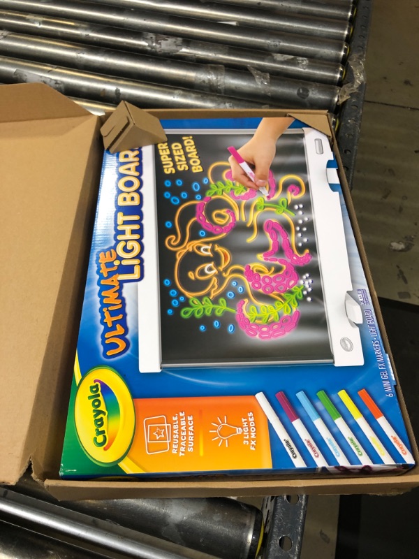 Photo 2 of Crayola Ultimate Light Board for Drawing & Coloring, Kids Light Up Toys and Gifts, Ages 6, 7, 8, 9 White White Dry Erase Board 