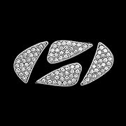 Photo 1 of Bling Bling Car Accessories, Women Automotive Decals,Rhinestone Car Logo Bling Car Stickers DIY Glitter Decals for Automotive Interior Sticker Badge Decals Compatible with Sonata, Elantra, IX35, IX25