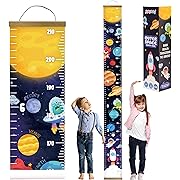 Photo 1 of *Mercury Misprint* KooKooBaby Canvas Growth Chart for Wall - 82"x7.9" Premium Removable Height Chart for Kids Height Measurement for Wall, 