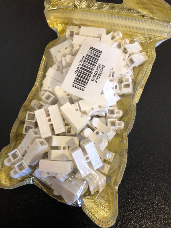 Photo 2 of 50pcs Push Wire Cable Connector - Fjyikj 5A 220V 2 Pin Push Spring Quick Wire Cable Connector White Wiring Terminal