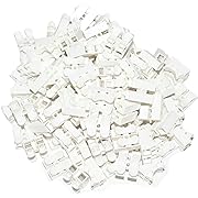 Photo 1 of 50pcs Push Wire Cable Connector - Fjyikj 5A 220V 2 Pin Push Spring Quick Wire Cable Connector White Wiring Terminal