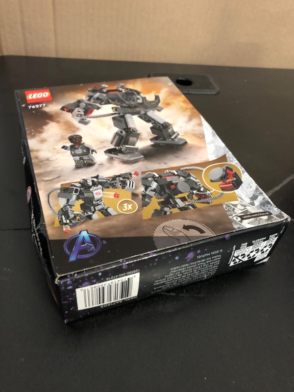 Photo 1 of LEGO Marvel War Machine Mech Armor, Buildable Marvel Action Figure Toy for Kids with 3 Stud Shooters, Legendary Character from The MCU, Marvel Gift for Boys and Girls Aged 6 and Up, 76277
