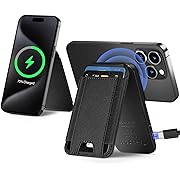 Photo 1 of wireless future charger for Magsafe Wallet Stand - Not Power Bank, Magnetic Card Holder for iPhone 15/14/13/12 Series, Vegan Leather