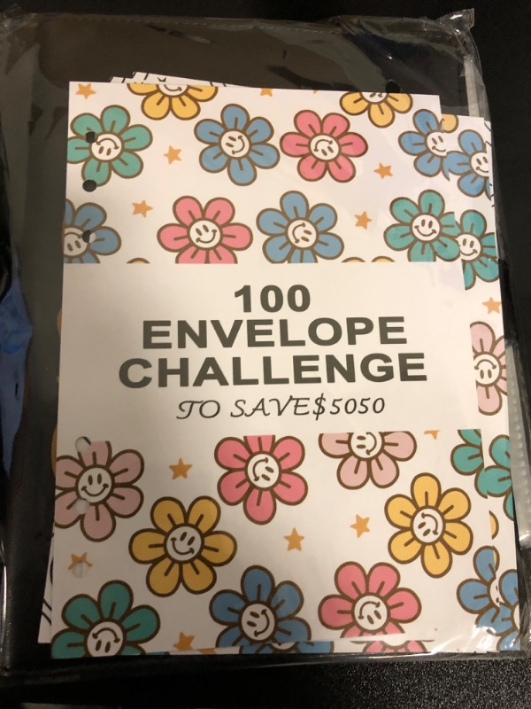 Photo 2 of 100 Envelopes Challenge Binder,Savings Challenge Binder,Easy and Funny Way to Save $5,050, A5 Money Saving Budget Binder with Cash Envelopes(Blue)