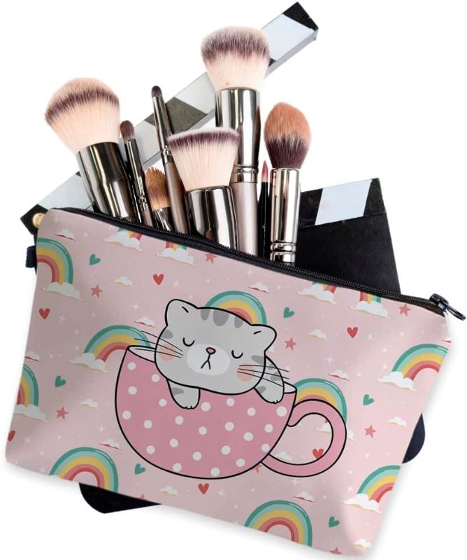 Photo 1 of Deanfun Small Makeup Case - Cute and Waterproof Cosmetic Bag for Women (VARIATIONS) 5PCS