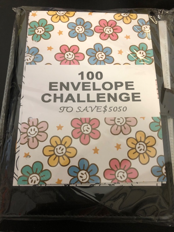 Photo 2 of 100 Envelopes Challenge Binder,Savings Challenge Binder,Easy and Funny Way to Save $5,050, A5 Money Saving Budget Binder with Cash Envelopes(Blue)