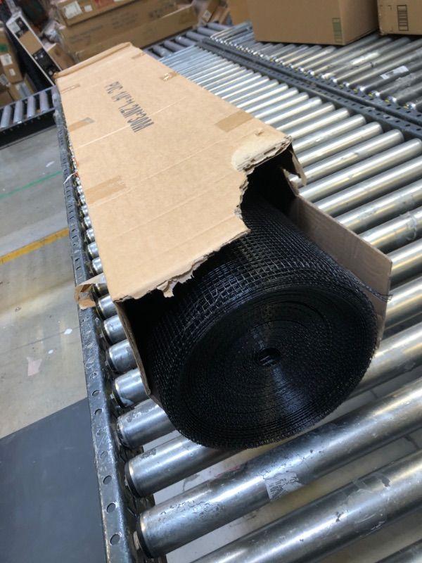 Photo 1 of 48'' x 100' 1/4inch Hardware Cloth 23 Gauge Black Vinyl Coated Welded Fence Mesh for Home and Garden Fence and Home Improvement Project (48'' x 100')