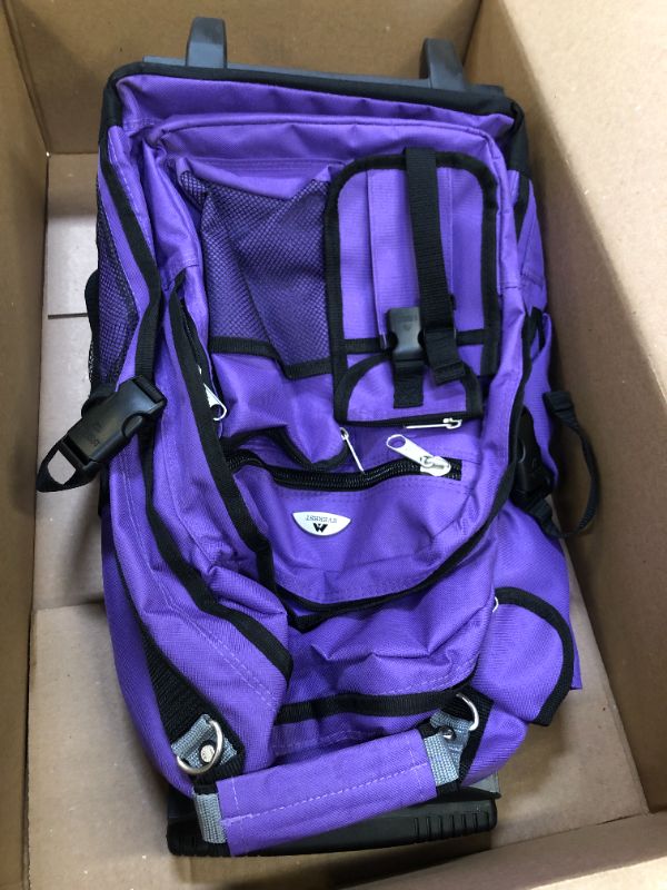 Photo 2 of Everest Deluxe Wheeled Backpack, PURPLE 
