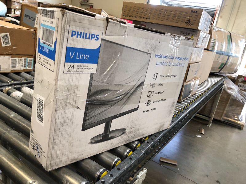 Photo 6 of PHILIPS New 24 inch Frameless Full HD (1920 x 1080) 100Hz Monitor, VESA, HDMI x1, VGA Port x1, Eye Care,241V8LB 24" Class Full HD | 100Hz