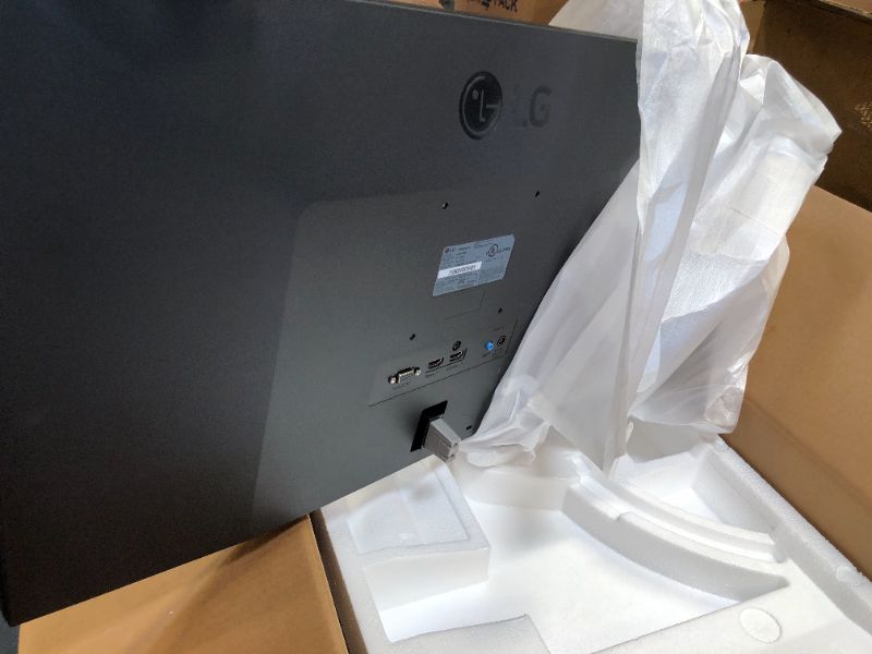Photo 1 of LG FHD 27-Inch Computer Monitor 27MK600M-B, IPS with AMD FreeSync, Black 27 Inches