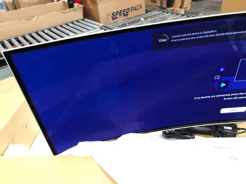 Photo 1 of SAMSUNG 49" Odyssey OLED G9 (G95SC) Series Curved Smart Gaming Monitor, 240Hz, 0.03ms, G-Sync Compatible, Dual QHD, Neo Quantum Processor Pro, LS49CG954SNXZA, 2023