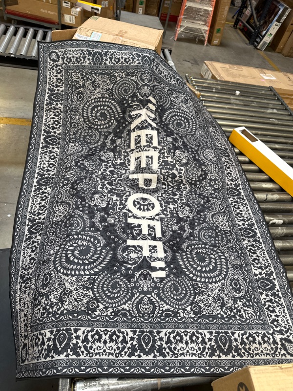 Photo 2 of "KEEP OFF" Rug 200x300 CM
