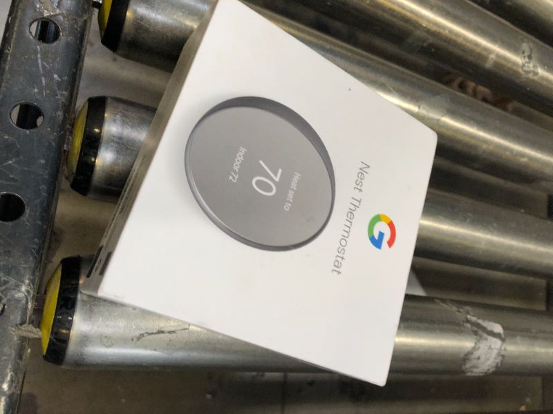Photo 1 of Google Nest Thermostat - Smart Thermostat for Home - Programmable Wifi Thermostat - Charcoal