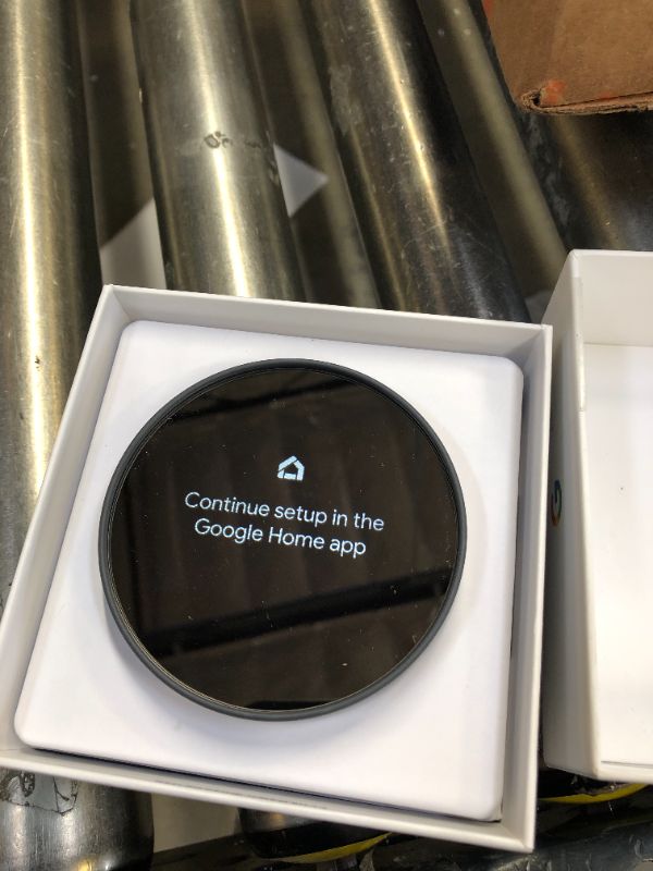 Photo 1 of Google Nest Thermostat - Smart Thermostat for Home - Programmable Wifi Thermostat - Charcoal