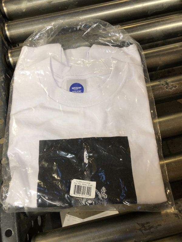 View 3 of Unisex-Adult Standard Exclusive Drip Tee Small White