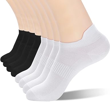 Photo 1 of ATBITER Ankle Socks Women's Thin Athletic Running Low Cut No Show Socks With Heel Tab 8Pairs XL 8-11