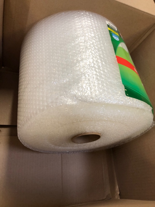 Photo 2 of Duck Brand Bubble Wrap Roll, 12” x 175’, Original Bubble Cushioning for Packing, Shipping, Mailing and Moving, Perforated Every 12” (286891) 12 in. x 175 ft.