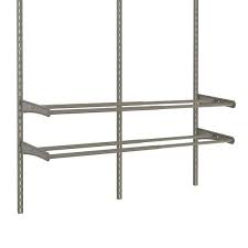 Photo 1 of 12.8 H 10-Pair 2-Tier Nickel Steel Shoe Rack
