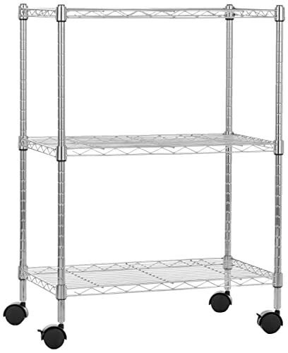 Photo 1 of Amazon Basics 3-Shelf Narrow Adjustable