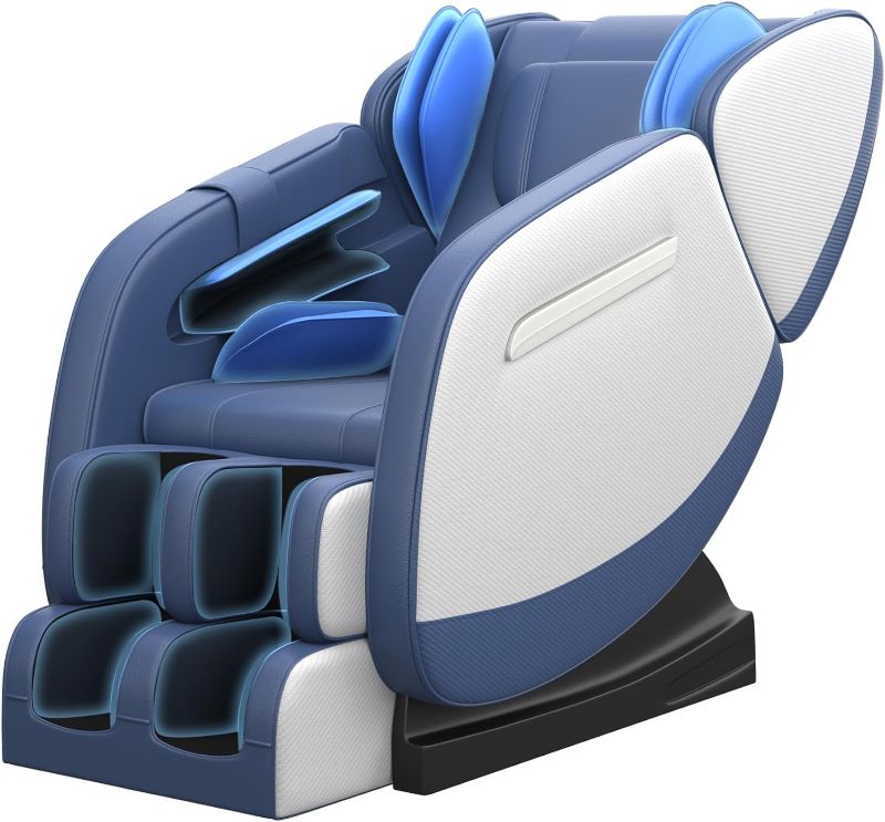 Photo 1 of -BOX A, MISSING OTHER BOXES- MM350 Massage Chair, Blue
