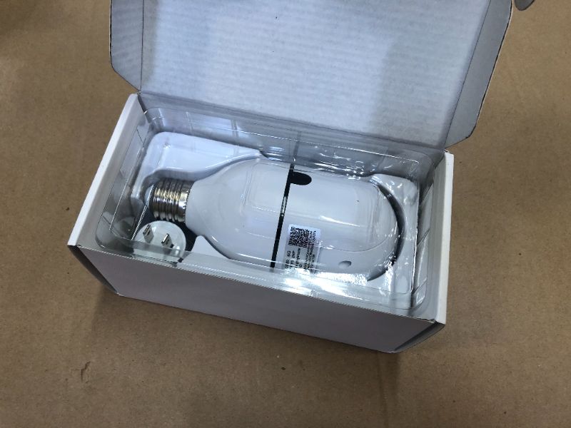 Photo 2 of 3MP Bulb Camera, 360°HD Light Bulb Security Camera Outdoor Indoor Full Color Day and Night,Two-way talk Audible Alarm, Lightbulb Support 2.4Ghz Wifi Motion Detection, Cloud Service Free Trial 1 Month