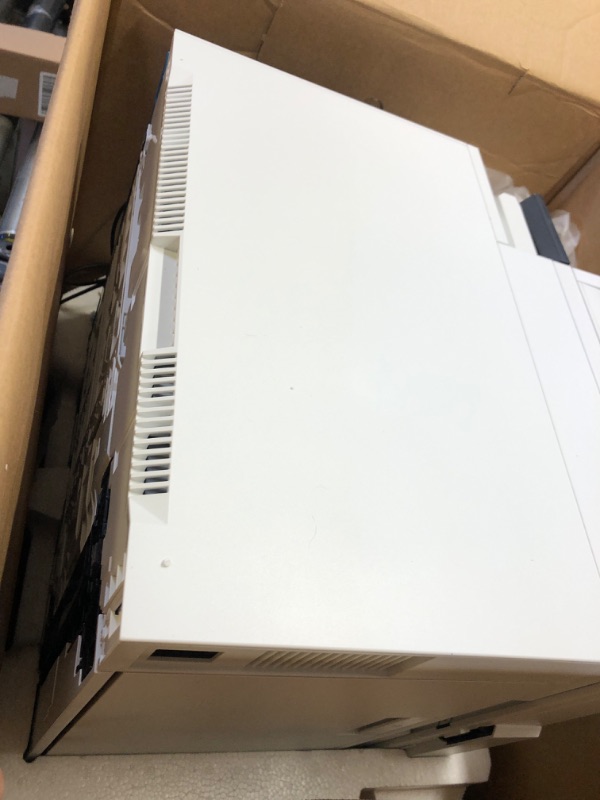 Photo 1 of HP Color LaserJet Pro MFP 4301fdw Wireless Printer, Print, scan, copy, fax, Fast speeds, Easy setup, Mobile printing, Advanced security, Best-for-small teams, white, 16.6 x 17.1 x 15.1 in New version