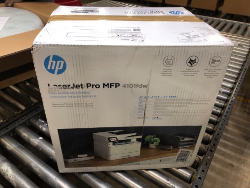 Photo 2 of HP Laserjet Pro MFP 4101fdw Multifunction Laser Printer, Copy/Fax/Print/Scan
