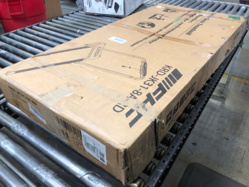 Photo 1 of FYC Under Desk Treadmill - Walking Pad 2 in 1 Folding Treadmill Desk Workstation for Home 300LBS Weight Capacity 3.5HP, Free Installation Foldable Compact Electric Running Machine for Office Light Black