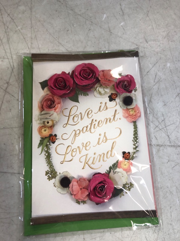 Photo 2 of Hallmark Signature Mothers Day Card for Mom (Love is You, Pressed Flowers) (999MBC1057)